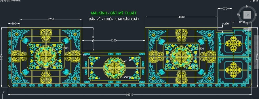 Thiết kế mái che cho sảnh lớn